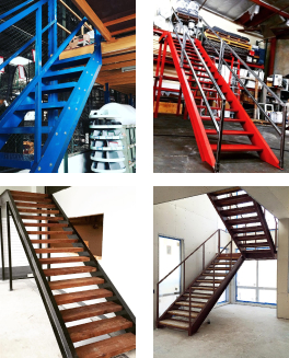 Внутренняя лестница на тетивах