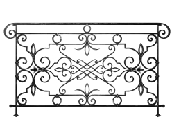 Пример кованого ограждения